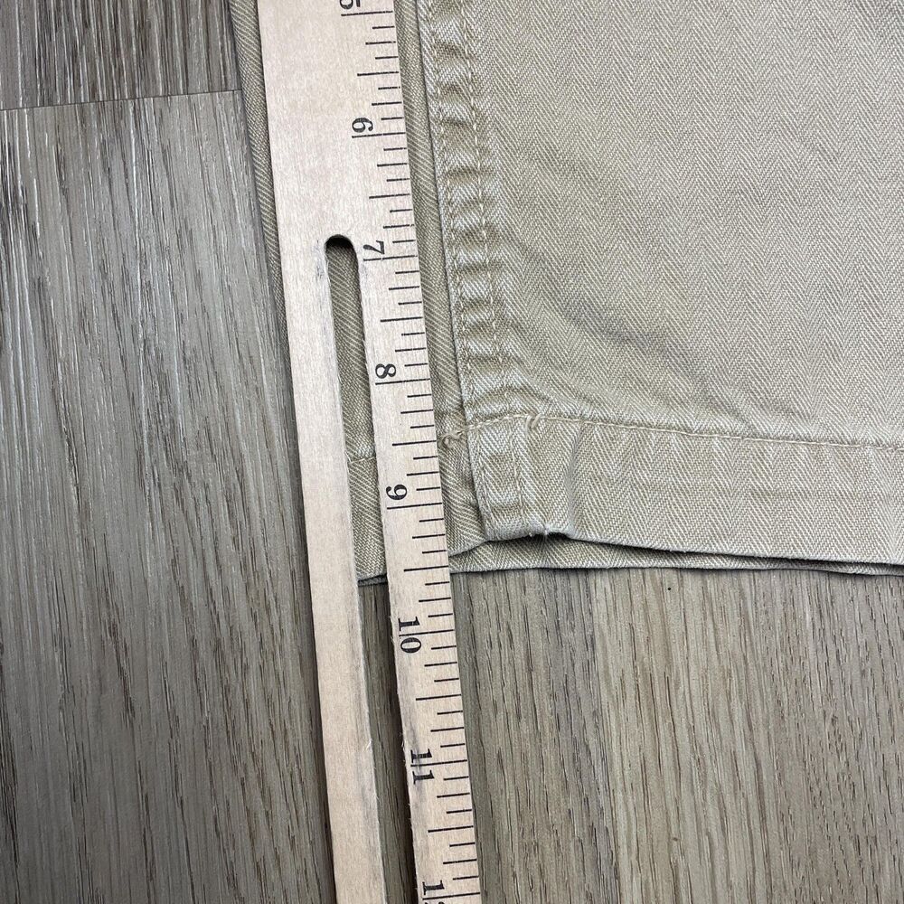Polo Ralph Lauren Shorts Mens 33 Khaki Drill Cargo Herringbone Utility Workwear - Picture 13 of 14